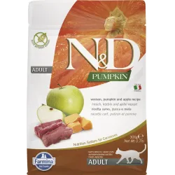 FARMINA N&amp;D PUMPKIN - CAT Dry Venison&amp;Apple | AKVANAMAI