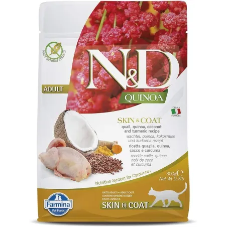FARMINA N&amp;D QUINOA - CAT Dry SKIN&amp;COAT | AKVANAMAI