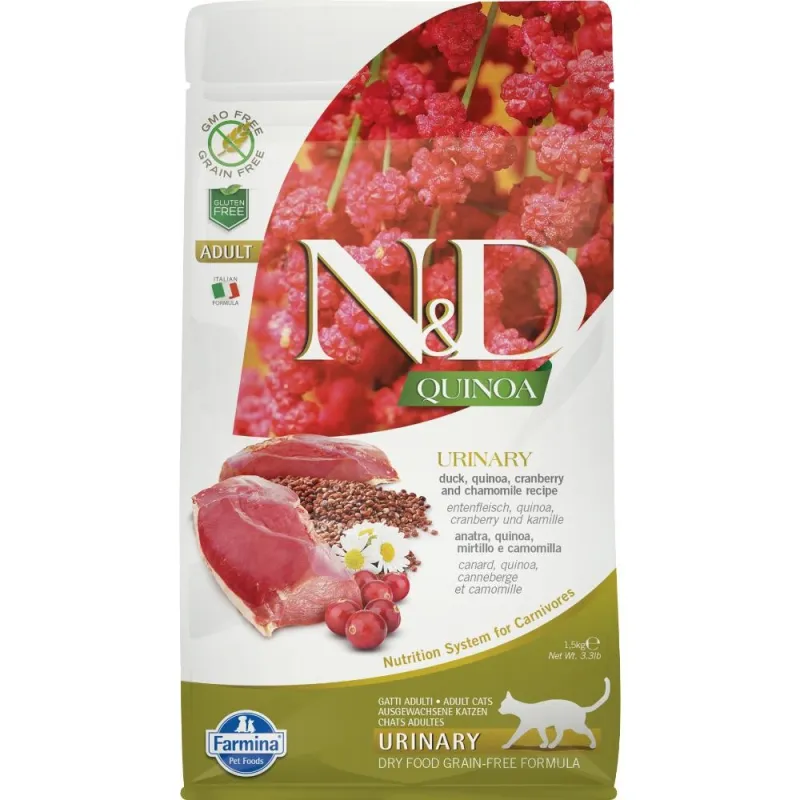 FARMINA N&amp;D QUINOA - CAT Dry URINARY | AKVANAMAI