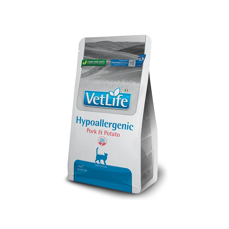 FARMINA VET LIFE - CAT Dry HYPOALLERGENIC | AKVANAMAI