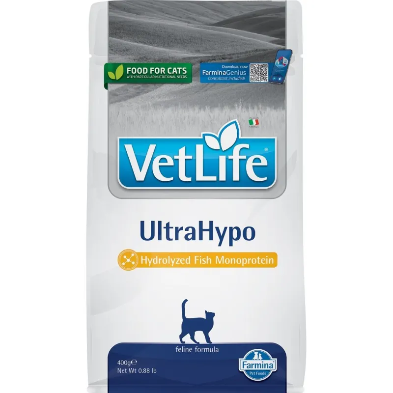 FARMINA VET LIFE - CAT Dry ULTRAHYPO 400 gr | AKVANAMAI