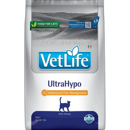 FARMINA VET LIFE - CAT Dry ULTRAHYPO 5 kg | AKVANAMAI