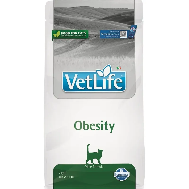 FARMINA VET LIFE - CAT Dry OBESITY 2 kg | AKVANAMAI