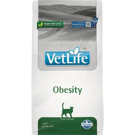 FARMINA VET LIFE - CAT Dry OBESITY 2 kg | AKVANAMAI
