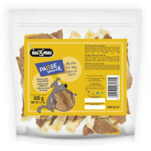 Hau&Miau triušių ausys su vištiena 500g