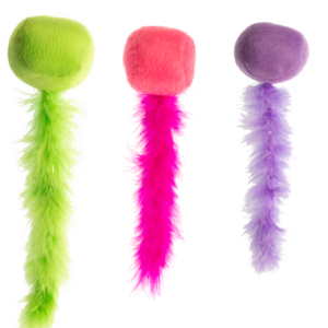 GIMCAT žaislas katėms švelni uodega ir kamuoliukas su katžole