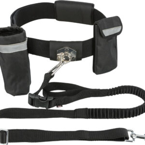 Trixie Juosmens diržas su pavadėliu, diržas 60-120 cm-40 mm, pavadėlis 1,00-1,35 m-25 mm,