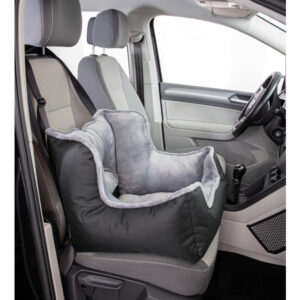 Trixie Automobilinis guolis, tvirt. prie sėdynės, 50x40x50 cm, juoda-pilka