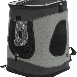 Trixie Timon kuprinė, 34x44x30 cm, juoda-pilka