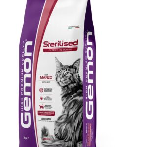 GEMON - Dry Cat Beef & rice 7kg