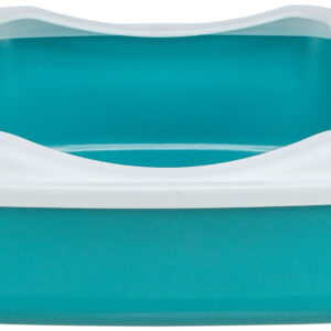 Trixie Classic Kačių tualetas su kraštais, 37x15x47 cm, tams. žalias/baltas