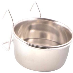 Trixie Dubenėlis paukščiams, nerūd. plienas su laikikliu, 150 ml/7cm