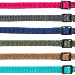 Trixie Junior Antkaklių kompl., M–L 22–35 cm/10 mm, 6 vnt. fuksija, grafito, ind (pak.4)