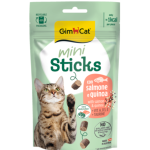 GIMCAT MINI STICKS WITH SALMON & QUINOA 50 G