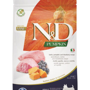 FARMINA N&D PUMPKIN - DOG Dry Lamb&Blueberry ADULT MINI 800 gr