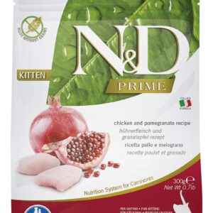 FARMINA N&D PRIME - CAT Dry Chicken&Pomegr KITTEN 300 gr
