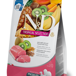 FARMINA N&D TROPICAL SELECTION - DOG Dry Pork ADULT MED&MAX 2 kg