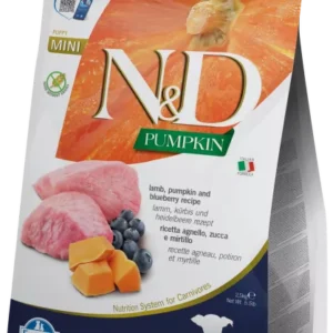 FARMINA N&D PUMPKIN - DOG Dry Lamb&Blueberry PUPPY MINI 2,5 kg