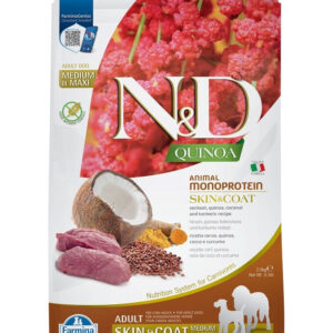 FARMINA N&D QUINOA - DOG Dry SKIN&COAT Venison&Coconut ADULT MED&MAX 2,5 kg