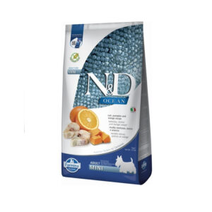 FARMINA N&D OCEAN - DOG Dry Cod Pumpkin&Orange ADULT MINI 7 kg