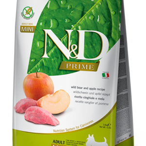 FARMINA N&D PRIME - DOG Dry Wild Boar&Apple ADULT MINI 2,5 kg