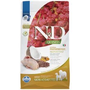 FARMINA N&D QUINOA - DOG Dry SKIN&COAT Quail&Coconut ADULT MED&MAX 2,5 kg