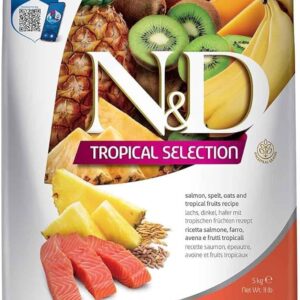 FARMINA N&D TROPICAL SELECTION - DOG Dry Salmon ADULT MINI 5 kg