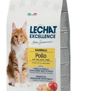 Lechat Exc. Hairball sausas pašaras katėms su vištiena 1.5kg