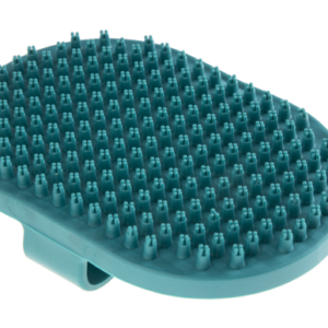 Gimdog Oval Brush ovalios guminės šukos ant delno