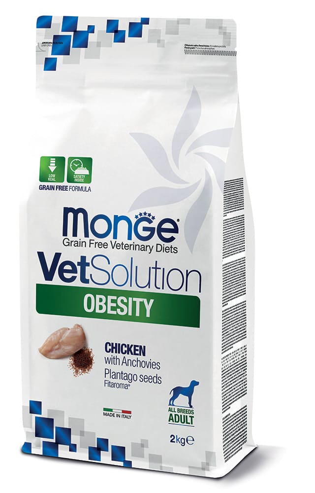 Monge VetSolution Dog Obesity 2kg 1 Monge VetSolution Dog Obesity 2kg