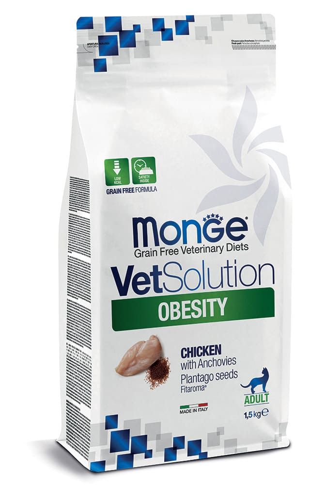 Monge VetSolution Cat Obesity 400g 1 Monge VetSolution Cat Obesity 400g
