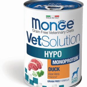 Monge VetSolution Dog Wet HYPO MONO Duck 400g