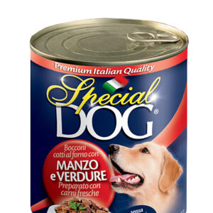 Special dog šunų konservai, gabalėliai su jautiena/daržovėmis 720g