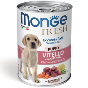 Monge Fresh Puppy konservuotas pašaras jauniems šunims su vištiena 400g