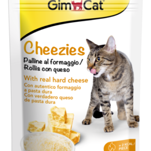 GimCat Cheezies skanėstai katėms su sūriu 50g