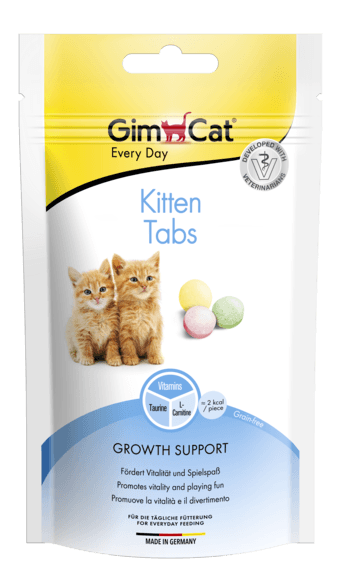 GIMCAT KITTEN TABS skanėstai jaunoms katėms 40g 1 GIMCAT KITTEN TABS skanėstai jaunoms katėms 40g