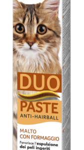 GIMCAT ANTI-HAIRBALL DUO PASTE MALT+CHEESE 50g
