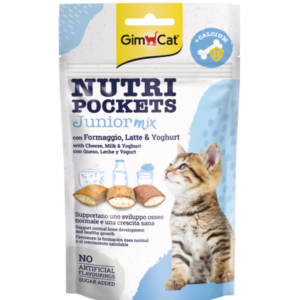 GimCat Nutri Pockets Junior Mix skanėstai katėms 60g