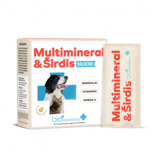 Bioveterinary Multimineral & Širdis maisto papildas augintiniams