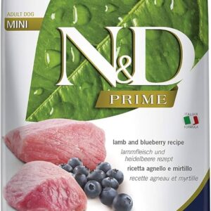 FARMINA N&D PRIME - DOG Dry Lamb&Blueberry ADULT MINI 7 kg