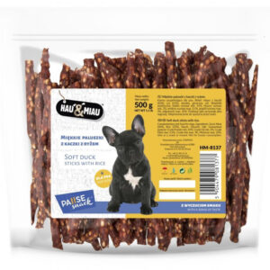 Hau&Miau minkšti antienos pagaliukai su ryžiais 500g