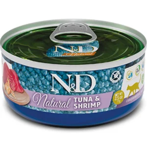 FARMINA N&D NATURAL - CAT Wet Tuna&Shrimp ADULT 70 g