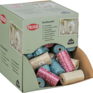 Trixie Šunų išmatų maišeliai, 20 maišelių-rulone, įv. spalvų