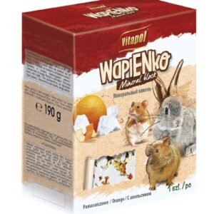 Vitapol mineralinis akmuo graužikams ir triušiams su apelsinais 190g