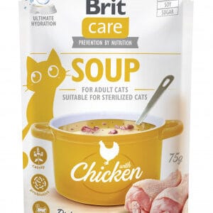 Brit Care Cat Soup Chicken sriuba su vištiena katėms 75 g