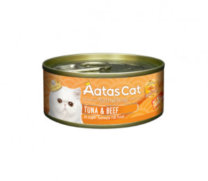 Aatas Cat Tantalizing konservuotas pašaras katėms Tuna&Beef 80g
