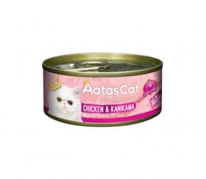 Aatas Cat Creamy konservuotas pašaras katėms Chicken&Kanikama 80 g