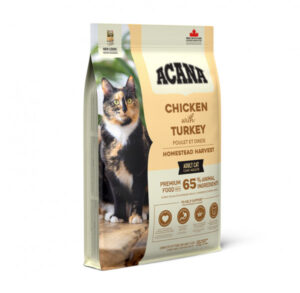 Acana Homestead Harvest Cat sausas pašaras katėms 4,5 kg