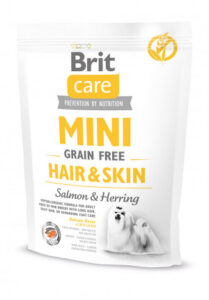 Brit Care Mini Hair&Skin sausas pašaras mažų veislių šunims 400 g