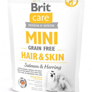 Brit Care Mini Hair&Skin sausas pašaras mažų veislių šunims 400 g